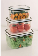 Kit Potes de Plástico Hermético, 10 unidades