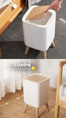 Lixeira com Tampa de Pressão